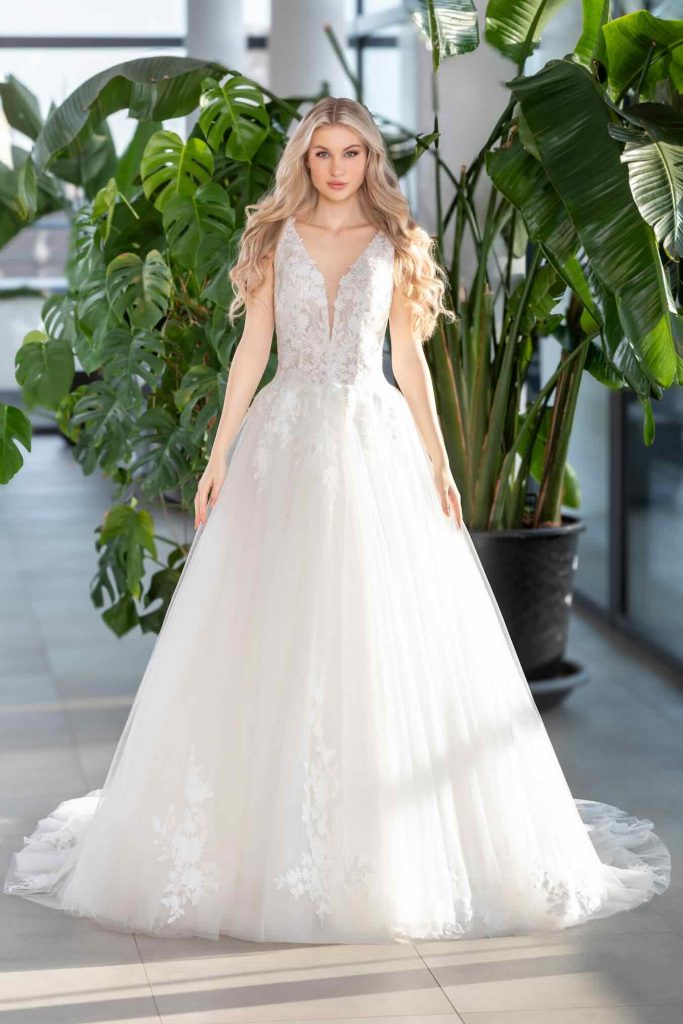 FLEUR robe de mariée Maxims Paris - boutique juste une promesse caen
